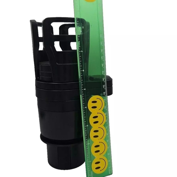 KVR Car Cup Holder Expander 4 in 1 Multifunctional Universal Black New NIB - Picture 6 of 8